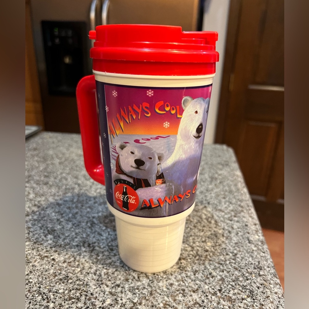 Vintage Coca-Cola, polar bear Tumbler like new